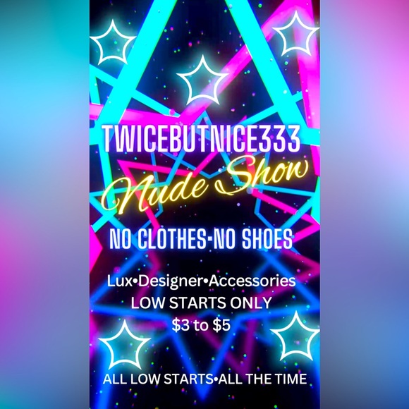 Accessories - 💜🤩𝐓𝐖𝐈𝐂𝐄𝐁𝐔𝐓𝐍𝐈𝐂𝐄𝟑𝟑𝟑 𝐋𝐈𝐕𝐄 𝐒𝐇𝐎𝐖 𝐅𝐋𝐘𝐄𝐑💜🤩